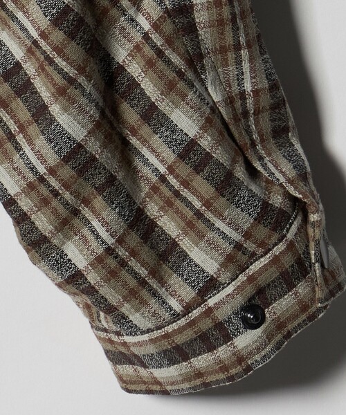 ブルゾン アウター 「UNITED ARROWS ＆ SONS」 CHECK ZIP BLOUSON/ブルゾン メンズの画像