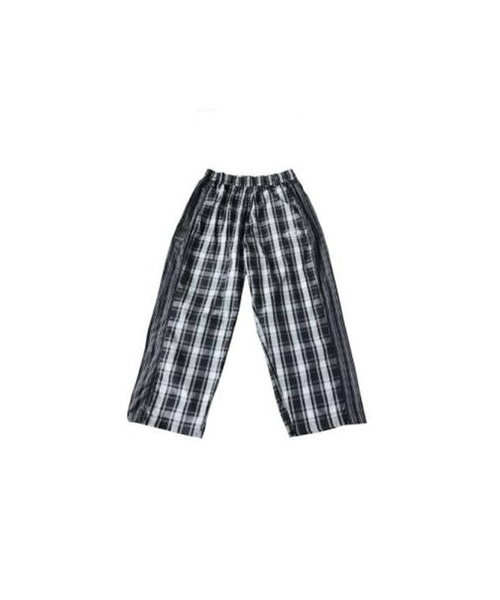 antiqua（アンティカ） パンツ 「STCH」チェック柄 ワイドパンツ