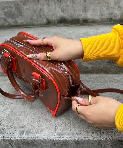 「INTER FACTORY」 2WAYバッグ FREE シルバー レディース_画像9