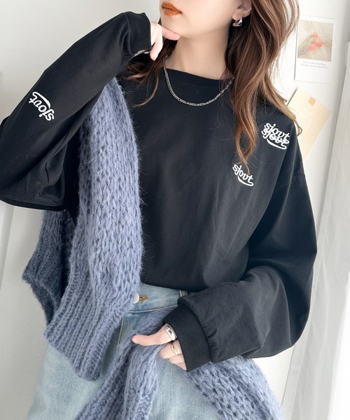 「Java」 長袖カットソー MEDIUM オフホワイト レディース_画像2