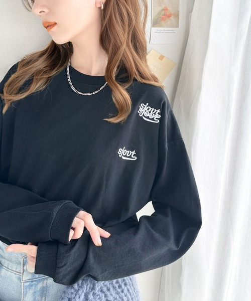 「Java」 長袖カットソー MEDIUM オフホワイト レディース_画像5