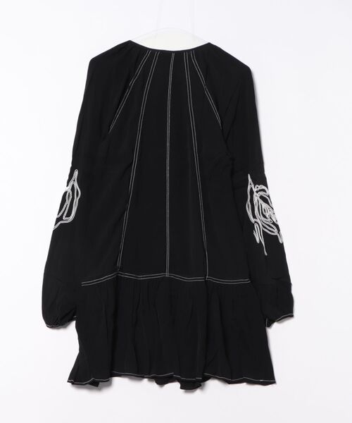 「Desigual」 長袖ワンピース X-LARGE ブラック レディースの画像