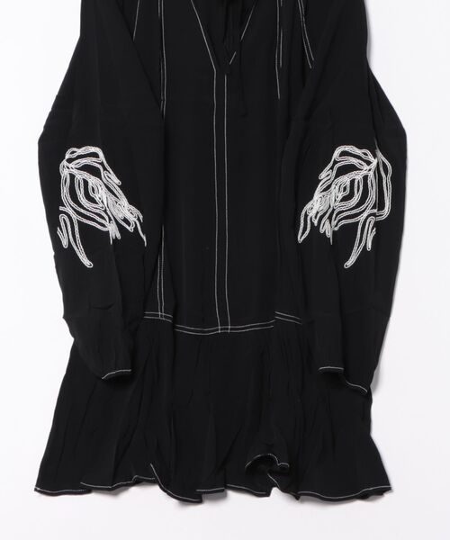 「Desigual」 長袖ワンピース X-LARGE ブラック レディースの画像