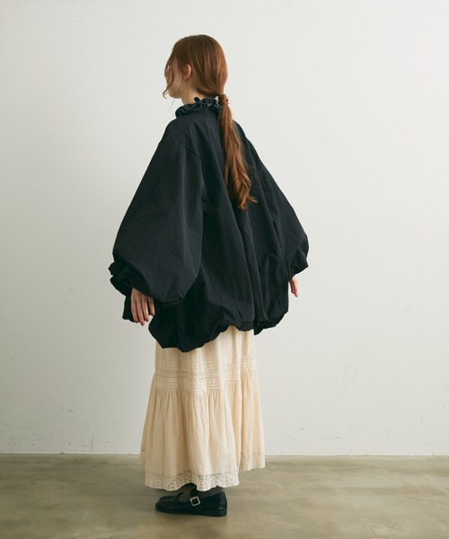 theredthread クラスプバルーンブルゾン アウター トップス 長袖 中古・古着通販】THEREDTHREAD (ザレッドスレッド) S clasp balloon