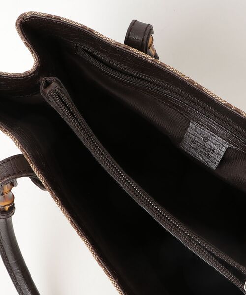 GUCCI（グッチ） GGキャンバス バンブー トートバッグ - ベージュ
