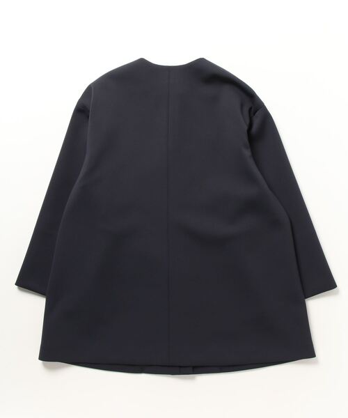 「UNITED ARROWS」 ノーカラージャケット 34 ホワイト レディースの画像