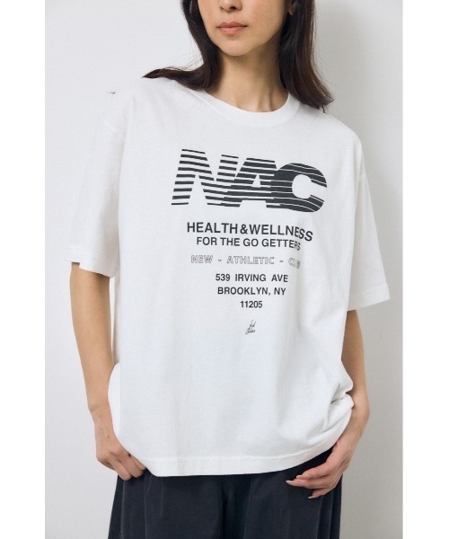 Invel クレンジング製品 シルバー袋 レディース 半袖Tシャツ サイズM AZUL BY MOUSSY（アズールバイマウジー） tシャツ 半袖 NACピグメント