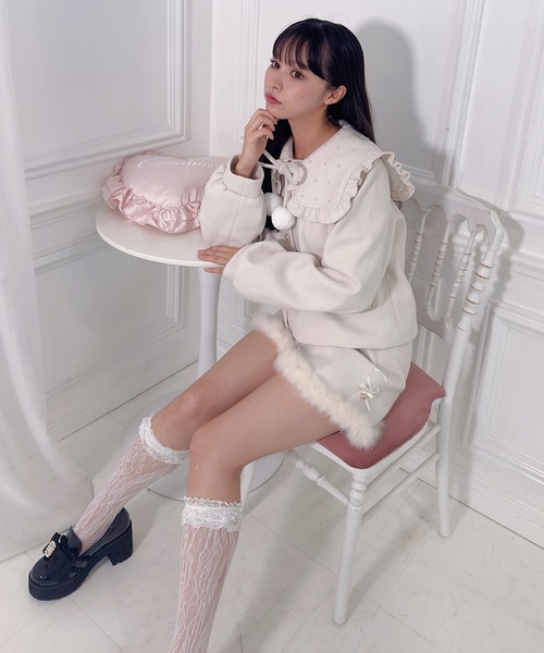 「Honey Cinnamon」 ジャケット FREE ブラック レディース_画像6