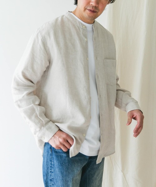 「URBAN RESEARCH DOORS」 長袖シャツ X-LARGE ライトブルー メンズ_画像5