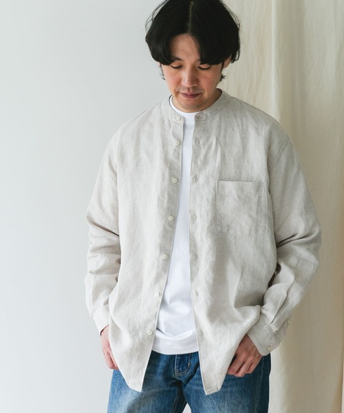 「URBAN RESEARCH DOORS」 長袖シャツ X-LARGE ライトブルー メンズ_画像7