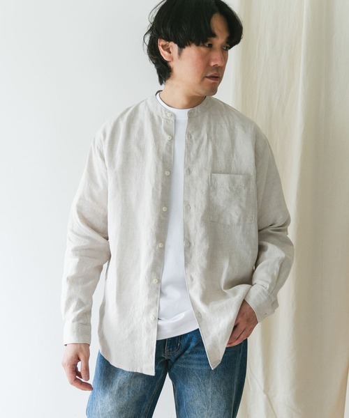 「URBAN RESEARCH DOORS」 長袖シャツ X-LARGE ライトブルー メンズ_画像8