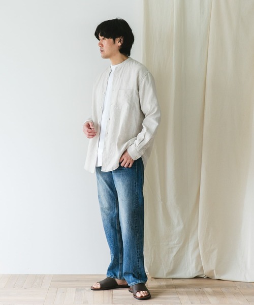 「URBAN RESEARCH DOORS」 長袖シャツ X-LARGE ライトブルー メンズ_画像9