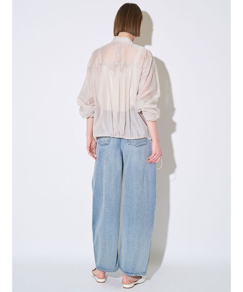 値下げします！美品✨エレンディーク　オーバーサイズシアーブルゾン ELENDEEK（エレンディーク）の「オーバーサイズシアーブルゾン