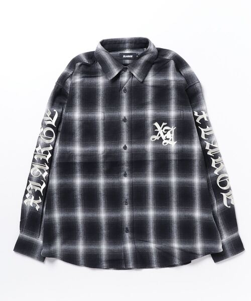 「XLARGE」 長袖シャツ L ブラック メンズの画像