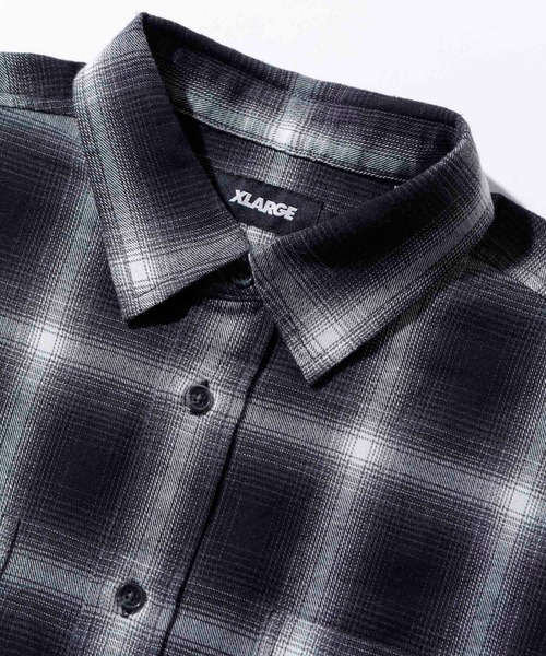 「XLARGE」 長袖シャツ L ブラック メンズの画像