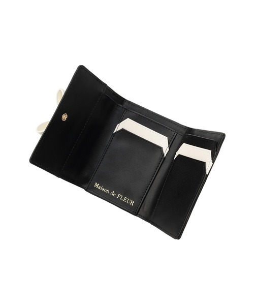 新品未使用 Maison de FLEUR 財布 ウォレット（黒） Maison de FLEUR（メゾンドフルール） 財布 FREE ブラック レディース