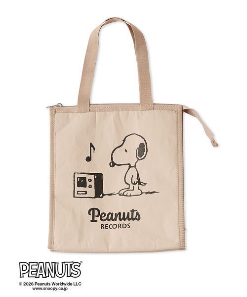 Mila Owen（ミラオーウェン） エコバッグ 「PEANUTS RECORDS」保冷