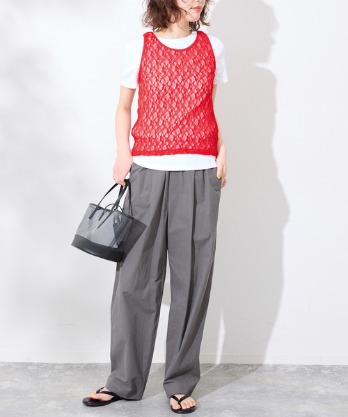 SLOBE IENA（スローブイエナ） tシャツ 「シリーズあり」カットレース