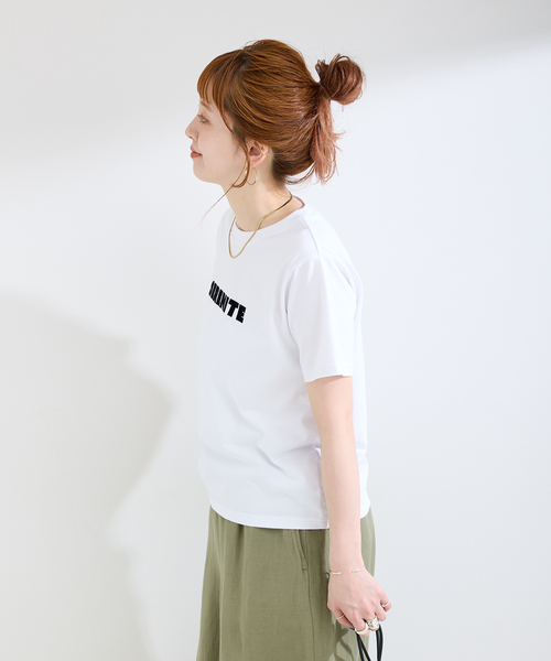 B.C STOCK（ベーセーストック） tシャツ 半袖 手洗い可 / フロッキー