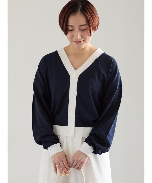 Te chichi（テチチ） カーディガン 「接触冷感/UVカット/抗菌防臭」14G