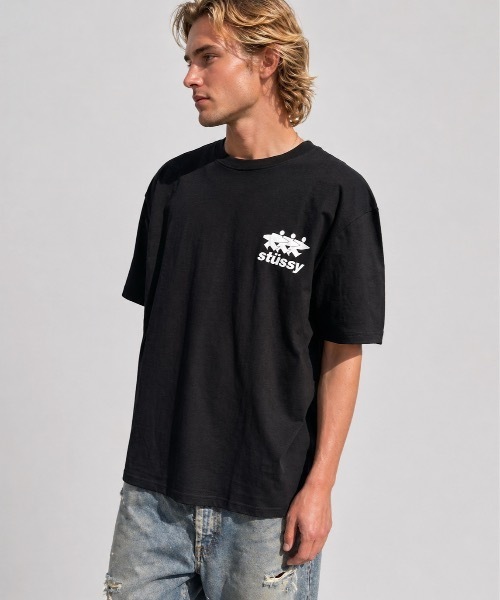 STUSSY（ステューシー） tシャツ SURF WORK HALF T-SHIRTS サーフ ロゴ