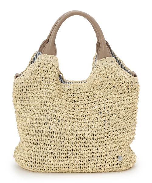 ★Belle Fleur✤ ハンドメイド ちょっとそこまでショルダー 2点 Petit Honfleur（プチオンフルール） トートバッグ 2WAYメッシュバッグ
