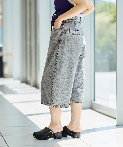 IENA LA BOUCLE リネン ヘリンボンカーゴショーツ ハーフパンツ IENA