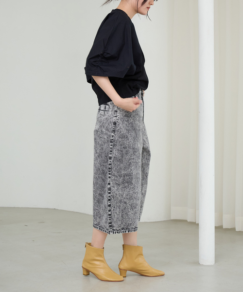 IENA LA BOUCLE リネン ヘリンボンカーゴショーツ ハーフパンツ IENA