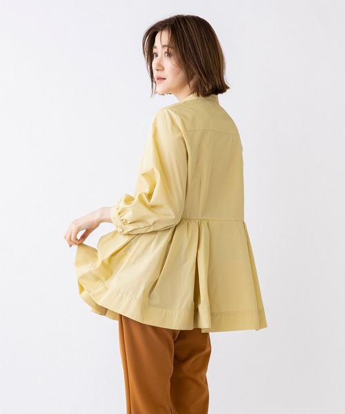 「Sono」 7分袖ブラウス 1 ネイビー レディース_画像7