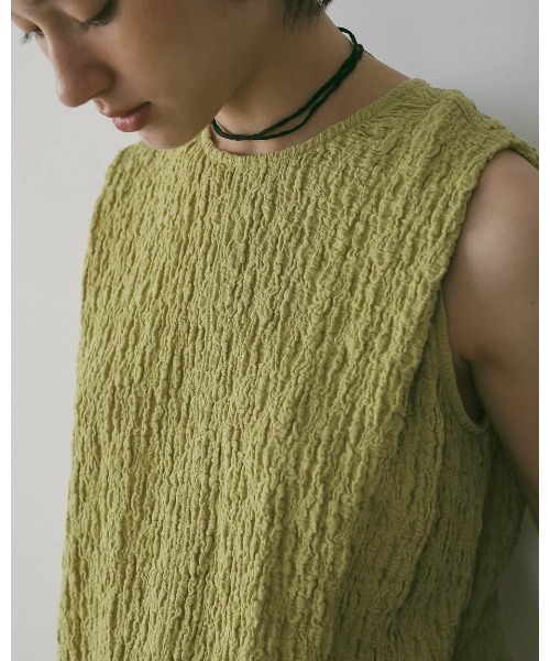ワンピース Sleeveless Shirring Onepieceの画像