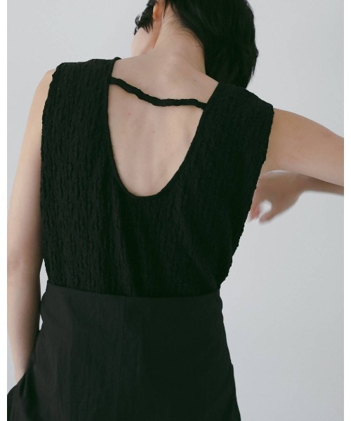 ワンピース Sleeveless Shirring Onepieceの画像