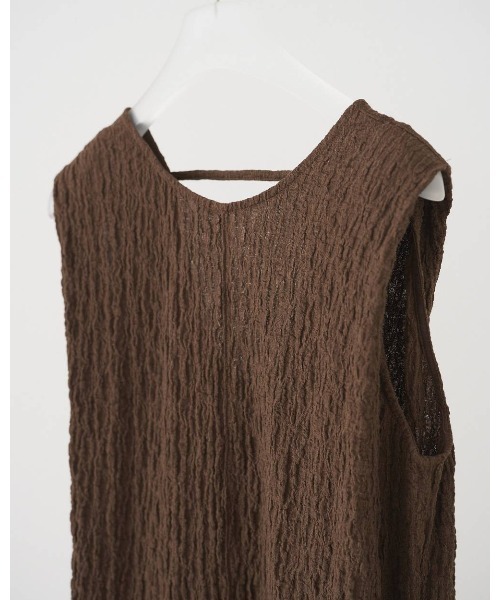 ワンピース Sleeveless Shirring Onepieceの画像