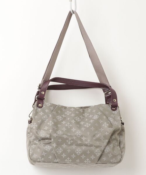 russet 2way トートバッグ ショルダーバッグ グレー　ラシット russet（ラシット） 2WAYバッグ FREE ライトグレー レディース