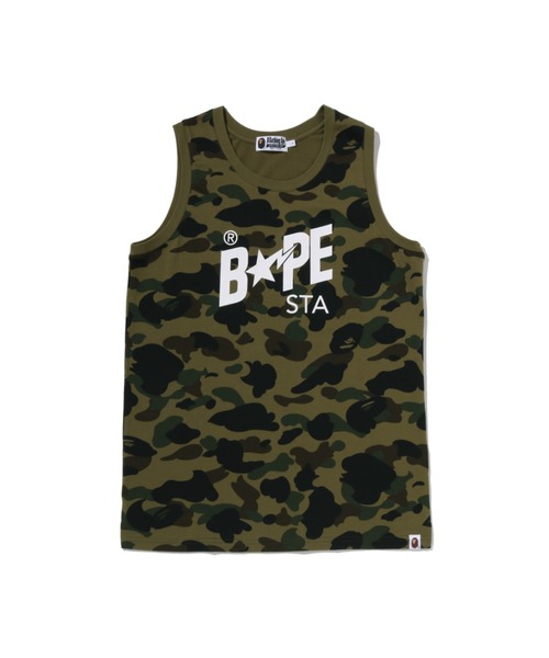 BAPE タンクトップ A BATHING APE（アベイシングエイプ） タンクトップ 1ST CAMO BAPE STA