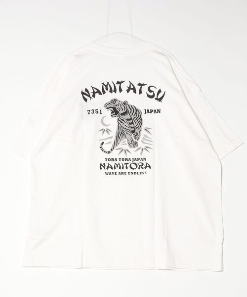 DOUBLE STEAL（ダブルスティール） tシャツ 虎和柄BIGサイズTシャツ