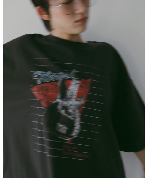 anuke（アンヌーク） tシャツ 半袖 Print Over T-Shirts レディース