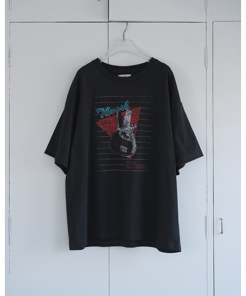 anuke（アンヌーク） tシャツ 半袖 Print Over T-Shirts レディース