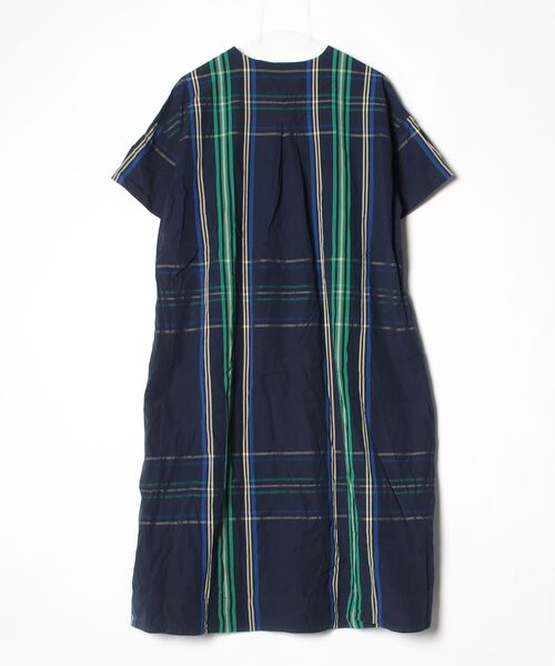 「BEAMS BOY」 半袖ワンピース ONE SIZE ネイビー レディース_画像2