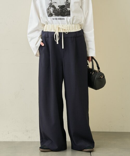 「CIAOPANIC TYPY」 スラックス MEDIUM ブラック レディース_画像6