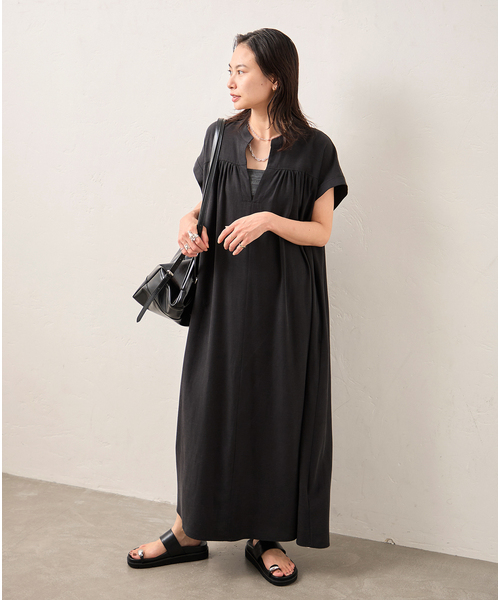 JOURNAL STANDARD（ジャーナルスタンダード） ワンピース 半袖 麻混