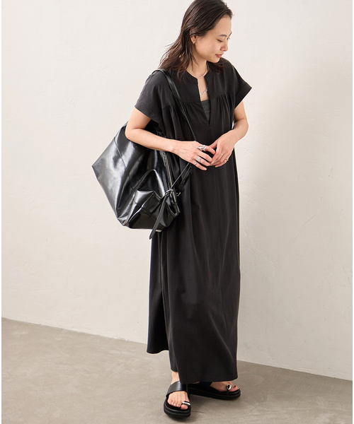 JOURNAL STANDARD（ジャーナルスタンダード） ワンピース 半袖 麻混