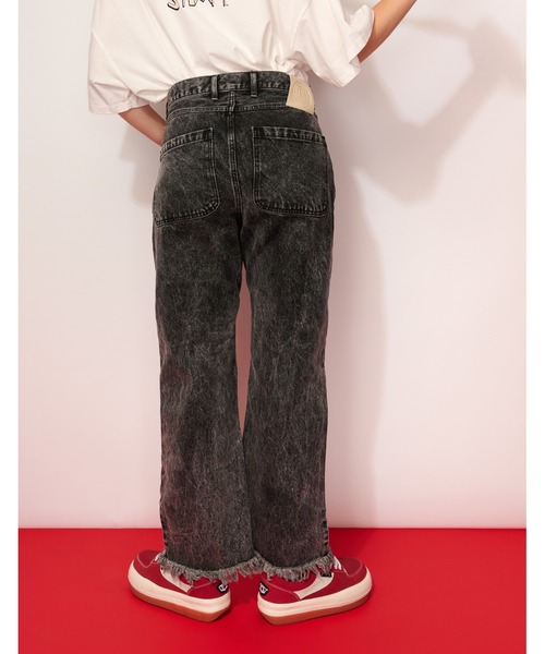 「Little sunny bite」 デニムパンツ SMALL ピンク レディース_画像2