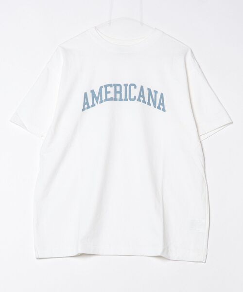 Americana 半袖Tシャツ AMERICANA（アメリカーナ） 半袖Tシャツ FREE ホワイト レディース