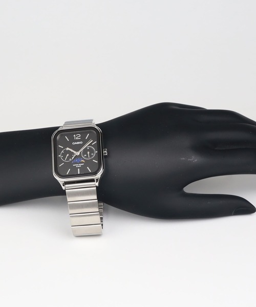 カシオ アナログ腕時計　新品　海外輸入ステンレススチール シンプルデザインモデル CASIO（カシオ） アナログ腕時計 - シルバー メンズ : ZOZOTOWN Yahoo