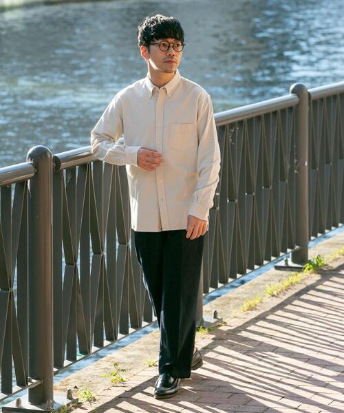 「URBAN RESEARCH ROSSO MEN」 長袖シャツ X-LARGE カーキ メンズ_画像5