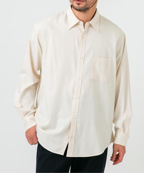 「URBAN RESEARCH ROSSO MEN」 長袖シャツ X-LARGE カーキ メンズ_画像7