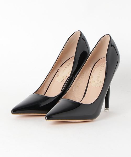 Lace Ladies（レースレディース） パンプス エナメルポインテッドトゥ