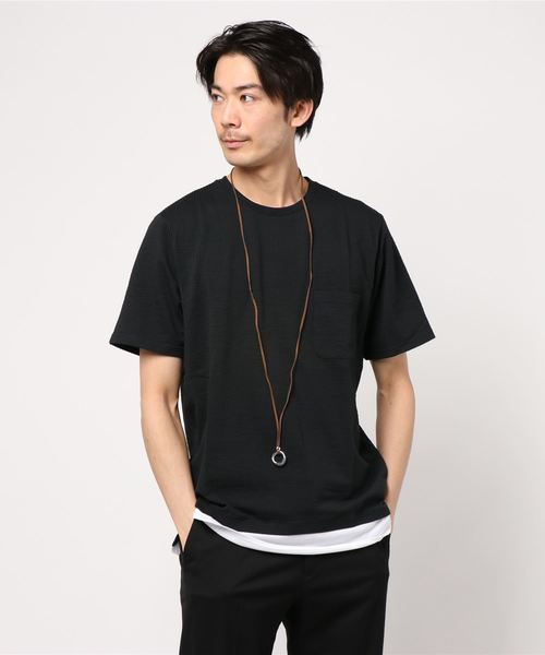 STYLEBLOCK（スタイルブロック） tシャツ リングネックレス付き