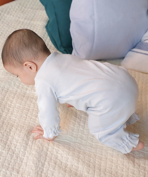 HAKKA BABY ベビー服 ロンパース 「ベビー」ワンポイント