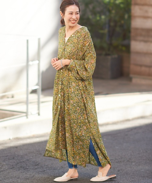 ワンピース India花柄スキッパーワンピース Zozotown Paypayモール店 通販 Paypayモール